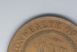 1924 - L - Australian Penny - Multiple Diecracks - VF