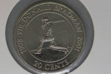 2001 - Australia 20 Cent Coin - Sir Donald Bradman - gEF