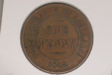 1922 - I - Australia Penny - India Mint - F