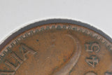 1945 - KG. - Australia Penny - Large Dot after KG - B50A (R6) - F