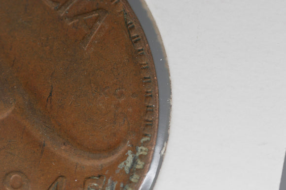 1945 - KG. - Australia Penny - Large Dot after KG - B50A (R6) - F