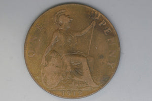 1912 - Penny - UK - Great Britain - F