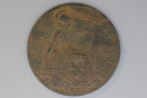 1912 - Penny - UK - Great Britain - F