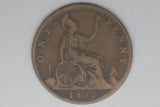 1891 - Penny - UK - Great Britain - gF