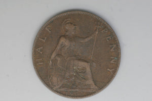 1900 - Half Penny - UK - Great Britain - aVF