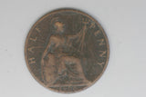 1900 - Half Penny - UK - Great Britain - aVF