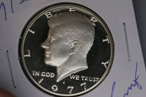 1977 - S - Half Dollar Coin - USA - Kennedy - Proof