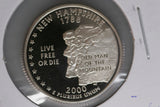 2000 - S  - USA State Quarter - New Hampshire - Proof