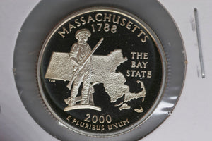 2000 - S  - USA State Quarter - Massachusetts - Proof