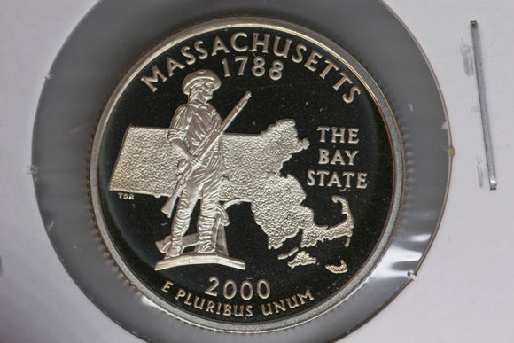 2000 - S  - USA State Quarter - Massachusetts - Proof