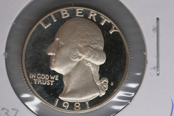 1981 - S  - USA - Washington Quarter - Type 2 - Proof