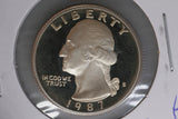 1987 - S  - USA - Washington Quarter - Proof