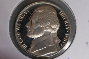 1981 - S  - USA 5 Cents - Jefferson Nickel - Proof