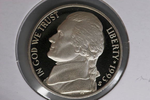 1993 - S  - USA 5 Cents - Jefferson Nickel - Proof