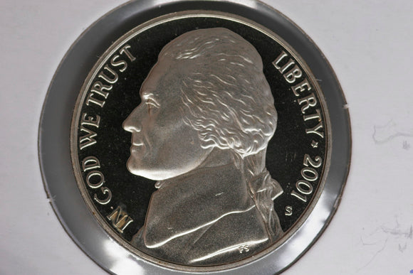 2001 - S  - USA 5 Cents - Jefferson Nickel - Proof