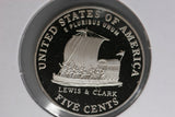 2004 - S  - USA 5 Cents - Lewis & Clark - Keel Boat - Proof