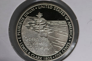 2005 - S  - USA 5 Cents - Lewis & Clark - Ocean in View - Proof