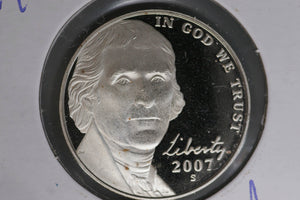 2007 - S  - USA 5 Cents - Jefferson Nickel - Proof