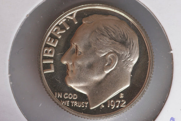 1972 - S  - USA 10 Cents - Roosevelt Dime - Proof