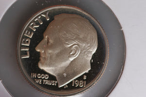 1981 - S  - USA 10 Cents - Roosevelt Dime - Proof