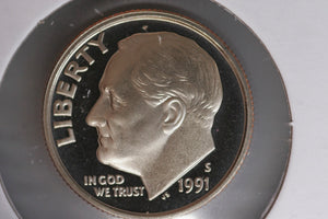 1991 - S  - USA 10 Cents - Roosevelt Dime - Proof