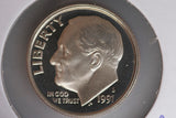 1991 - S  - USA 10 Cents - Roosevelt Dime - Proof