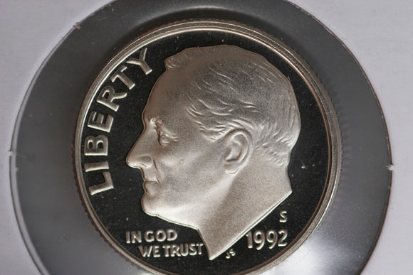 1992 - S  - USA 10 Cents - Roosevelt Dime - Proof