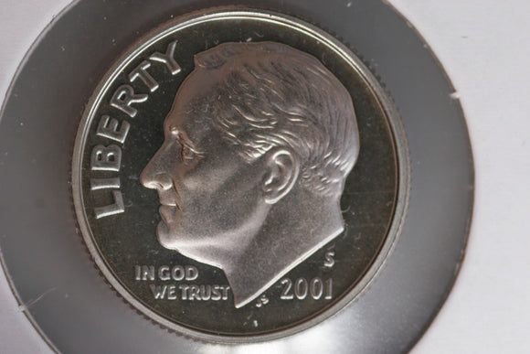 2001 - S  - USA 10 Cents - Roosevelt Dime - Proof