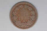 1858 - A - Austria - 1 Kreuzer Coin - Fair