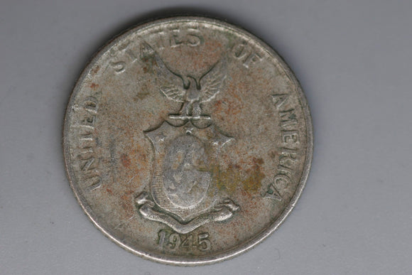 1945 - Philippines - 20 Centavo Coin - F