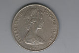 1977 - Solomon Islands - 10 Cent Coin - VF