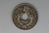 1930 - French Indochina / Vietnam - 5 Cent Coin - gF / Grotty