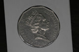 1988 - Australian 50 Cent Coin - Bicentennial - gEF