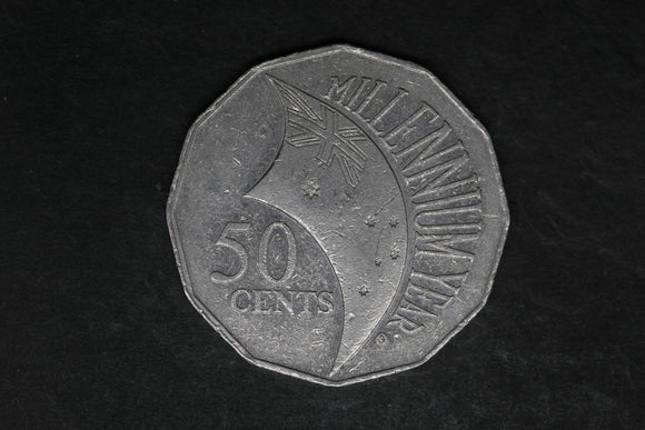 2000 - Australian 50 Cent Coin - Millennium - EF