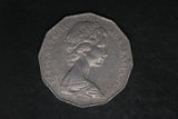 1970 - Australian 50 Cent Coin - Captain Cook - VF