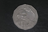 1970 - Australian 50 Cent Coin - Captain Cook - VF