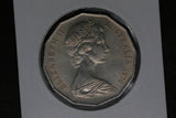 1970 - Australian 50 Cent Coin - Captain Cook - aUNC