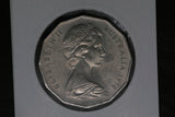 1970 - Australian 50 Cent Coin - Captain Cook - aUNC