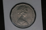 1970 - Australian 50 Cent Coin - Captain Cook - aUNC