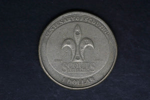 2008 - Australian 1 Dollar Coin - $1 - Scouts Centenary - VF