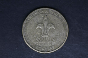 2008 - Australian 1 Dollar Coin - $1 - Scouts Centenary - EF