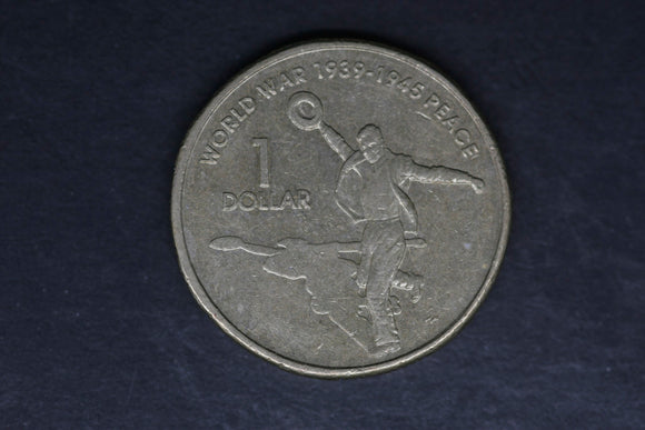 2005 - Australian 1 Dollar Coin - $1 - World War II Peace - EF