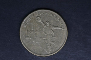 2005 - Australian 1 Dollar Coin - $1 - World War II Peace - aUNC