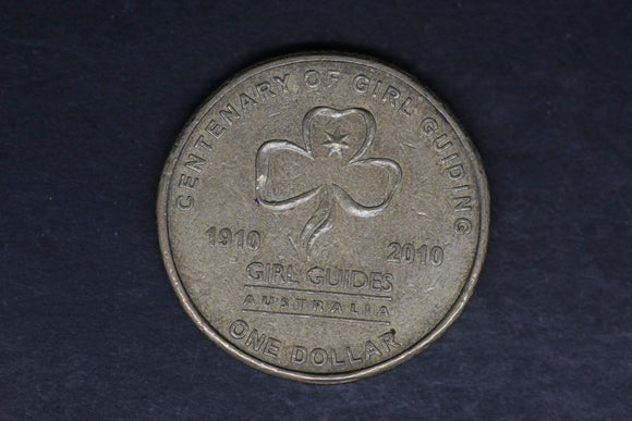 2010 - Australian 1 Dollar Coin - $1 - Girl Guides Centenary - VF