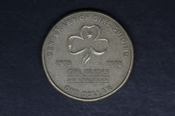 2010 - Australian 1 Dollar Coin - $1 - Girl Guides Centenary - EF