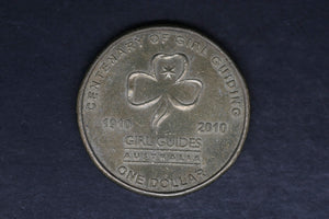 2010 - Australian 1 Dollar Coin - $1 - Girl Guides Centenary - aUNC