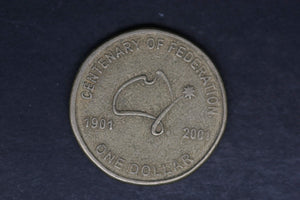 2001 - Australian 1 Dollar Coin - $1 - Centenary of Federation - VF