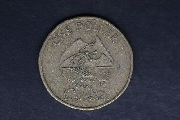 2002 - Australian 1 Dollar Coin - $1 - Year of the Outback - VF