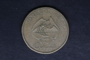 2002 - Australian 1 Dollar Coin - $1 - Year of the Outback - EF