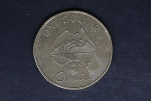 2002 - Australian 1 Dollar Coin - $1 - Year of the Outback - aUNC